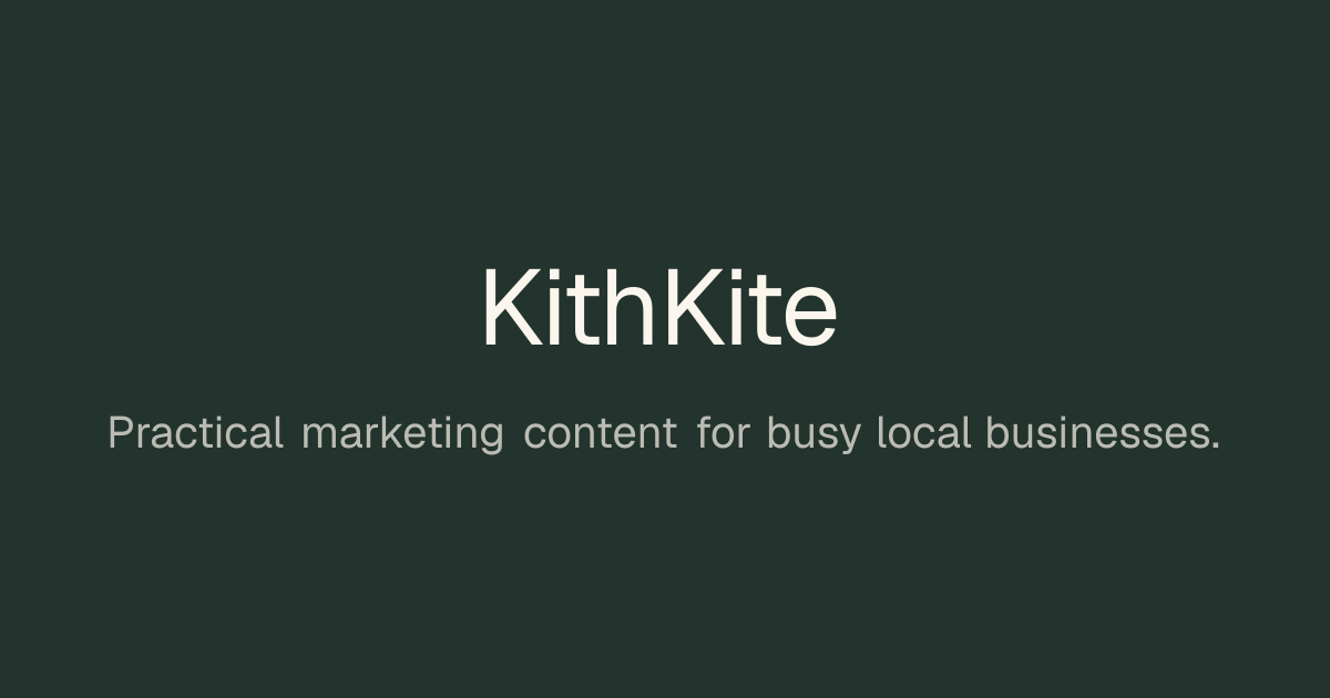 KithKite — The ROI of marketing is famously measured in vibes, spreadsheets, and one suspiciously…